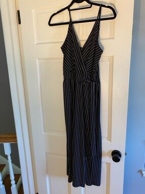 Striped black and white Jumpsuit